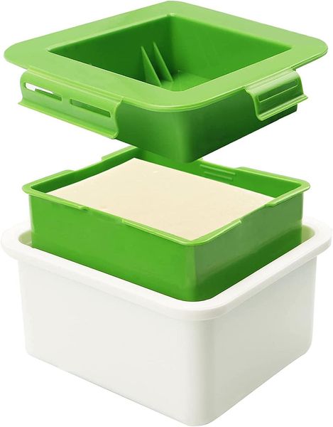 Прес форма для тофу зелена